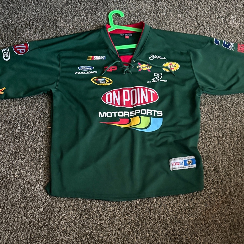 On Point Motorsports Green Racing Sweatshirt